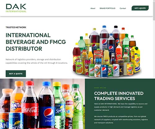 dak-international - website designing company in lahore